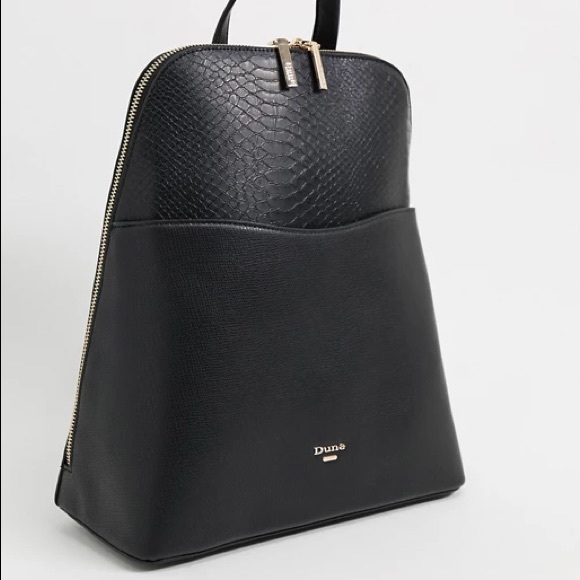 Dune London Handbags - DUNE croc embossed leather backpack